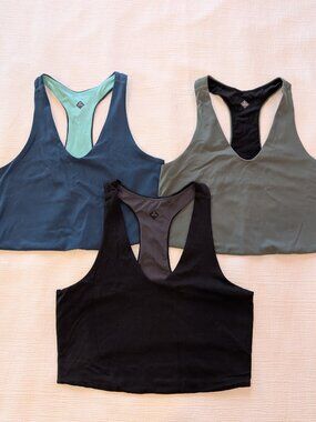 Prana Momento Crop Top (set of 3)